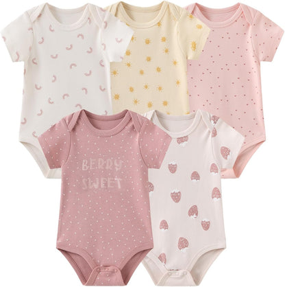 Unisex Baby Boy Girl Bodysuits Sets 20 Pack Cotton Casual New Born Clothes Comfort Infant Outfit