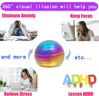 Desk-Fidget-Toys for Kinetic-Toy: Cool-Gadgets Cool-Stuff for Adults Kids Teens, Spinning Up to 180