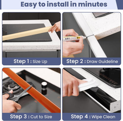 2PCS Wall Corner Protectors Guards - Self Adhesive Corner Protector & Corner Guards for Walls Edge