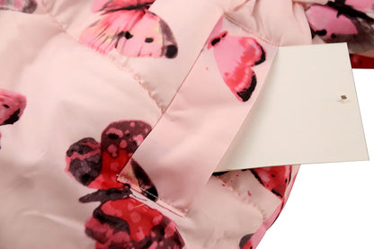 Miss Bei Girl's Winter Coat Jacket Hooded Kids Toddler Flower Print Parka Outwear Warm Cotton