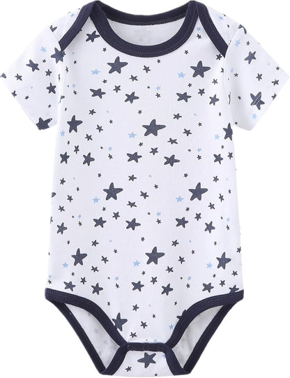 Baby Bodysuit and Pant Set 10-pcs Cotton Soft Newborn Boy Girl Clothes Outfits
