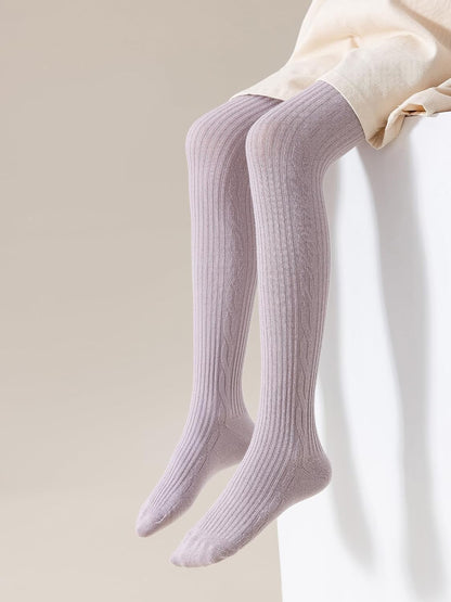 BINIDUCKLING Baby & Toddler Cable Kit Tights for Girls 6 Months - 8 Years