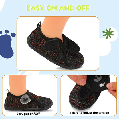 FEETCITY Baby Boys Girls First Walking Shoes Infant Sneakers Crib Shoes Breathable Lightweight Slip