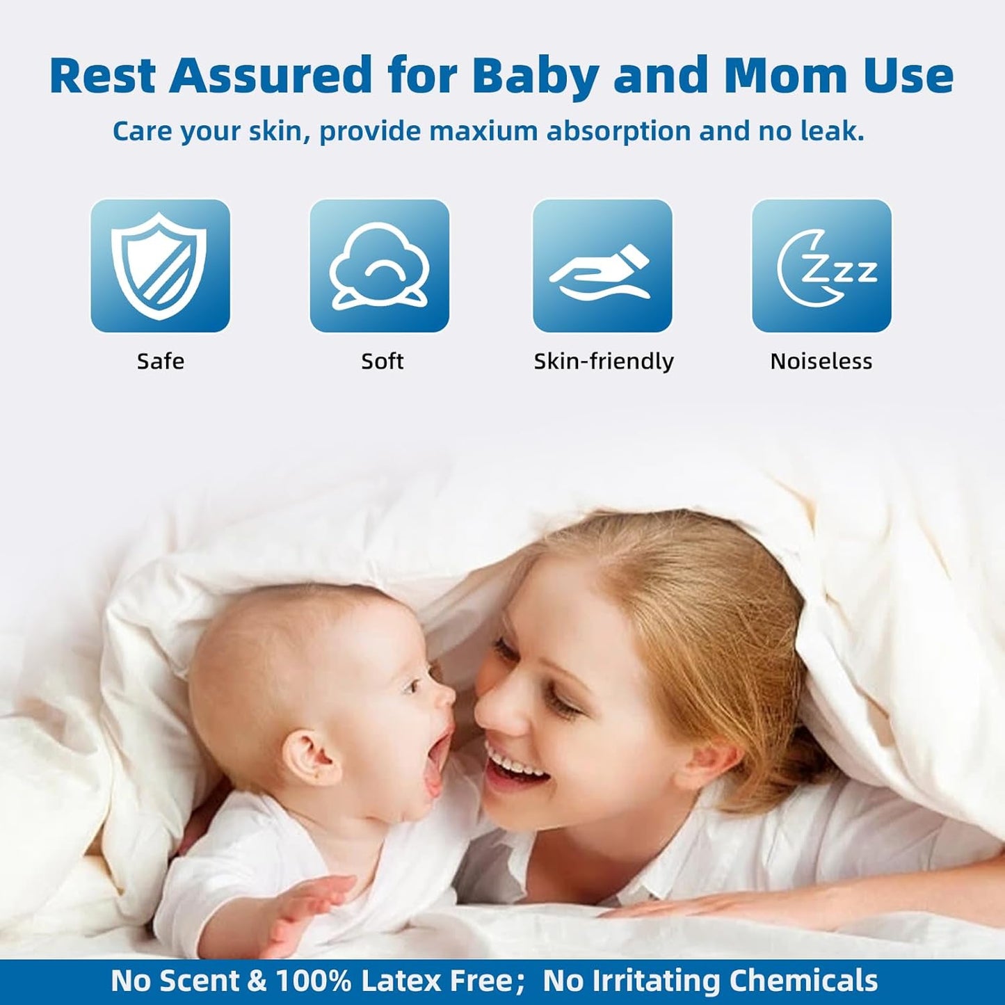 150 Count Disposable Beds Pads,23"x36" Waterproof Adults Incontinence Chucks Underpads,Absorbent