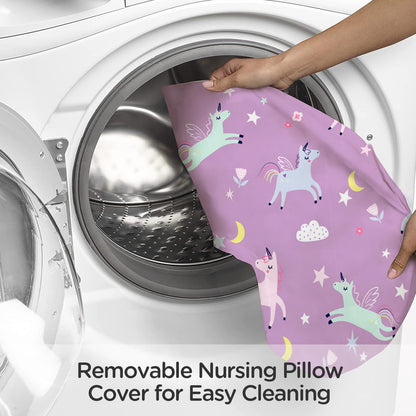 Little Grape Land Nursing Pillow for Infants, Breastfeeding Pillows, Baby Support Pillow for