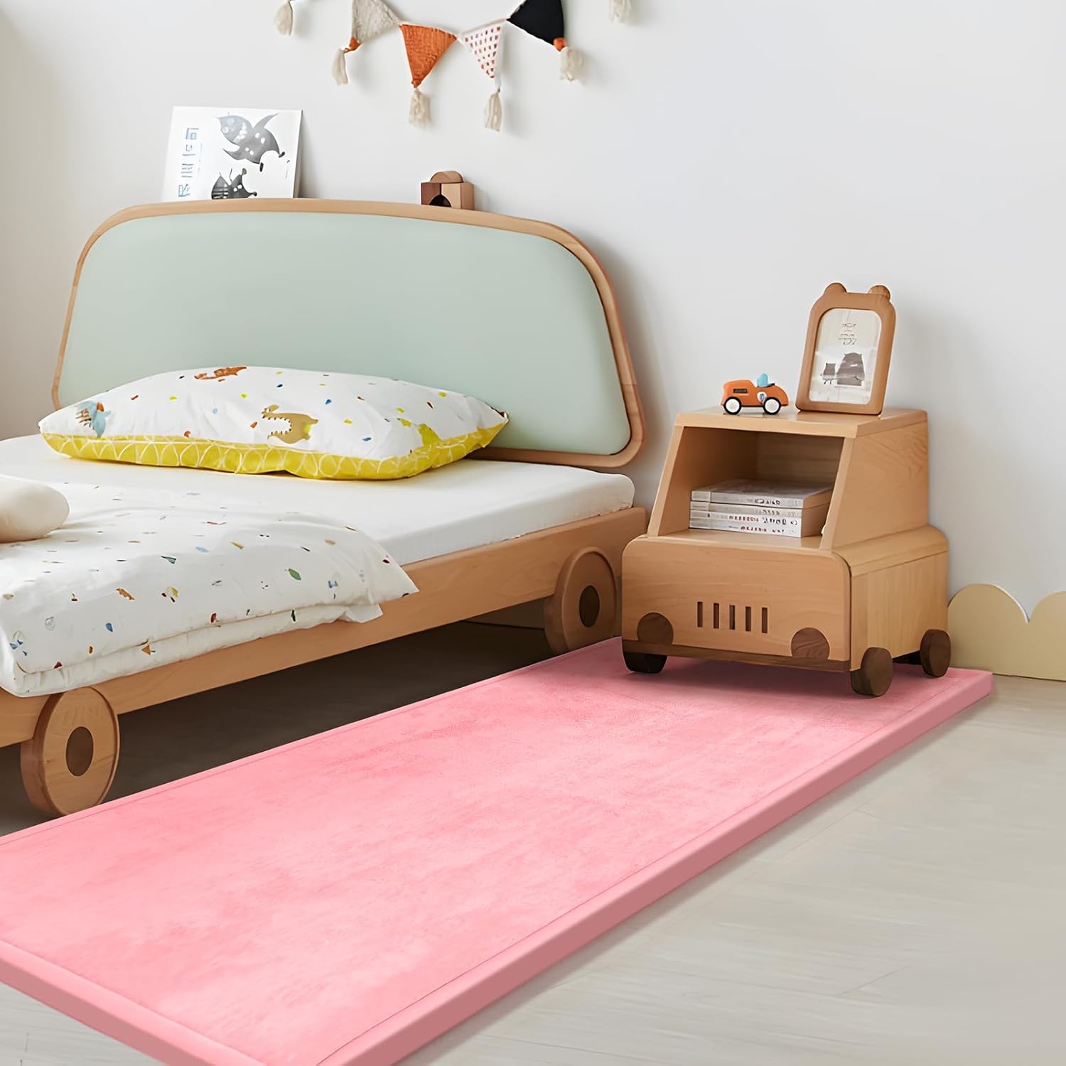 Play Mat for Babies Toddlers,1.3" Thick Elasti-Foam Anti-Fall Cushion Mat for kids Room,28×72