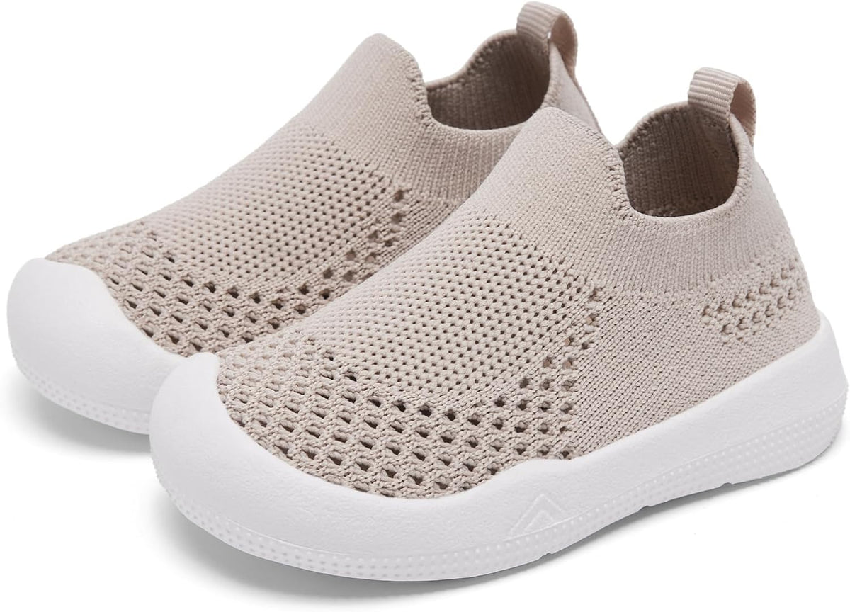 Eashi Baby Boy Girl Non-Skid Indoor Infant Walking Shoes Breathable Warm Elastic Sock Shoes with