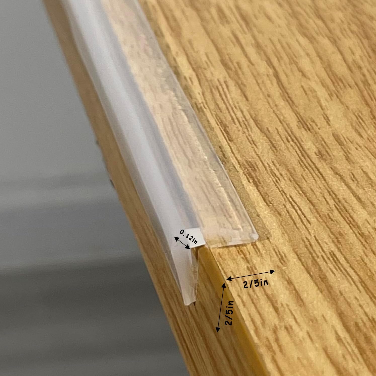 Edge Protector 100% Silicone, Baby Proofing Corners Clear Guards, Pre-Tape Adhesive Soft for Kids