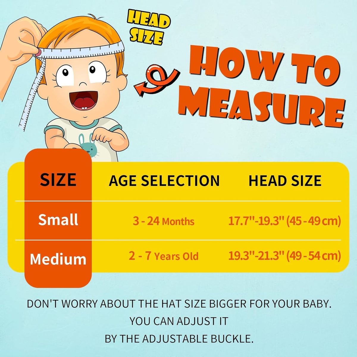 Toddler Baby Sun Hat Kids Summer UPF 50+ for Boys Girls Adjustable Beach Hats with Bucket Wide Brim