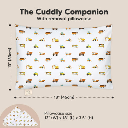 Toddler Pillow with Pillowcase - 13x18 My Little Cuddly Pillow, Viscose Derived From Bamboo Nursery