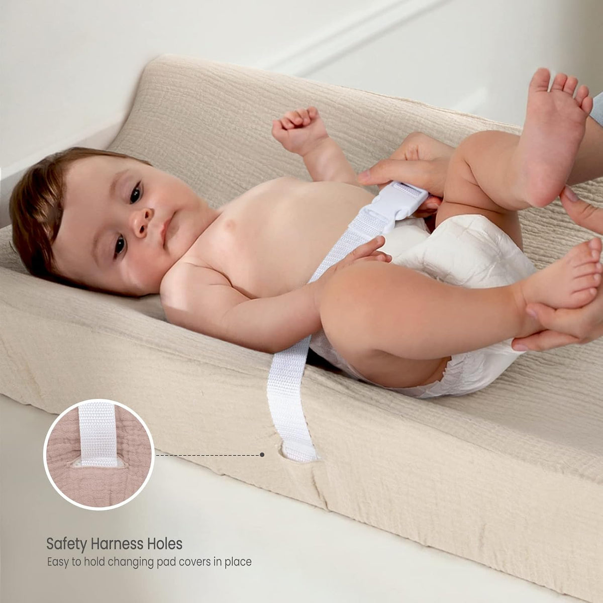 lulumoon Baby Changing Pad Cover: Muslin Diaper Changing Table Pad Cover - Changing Pad Sheets for
