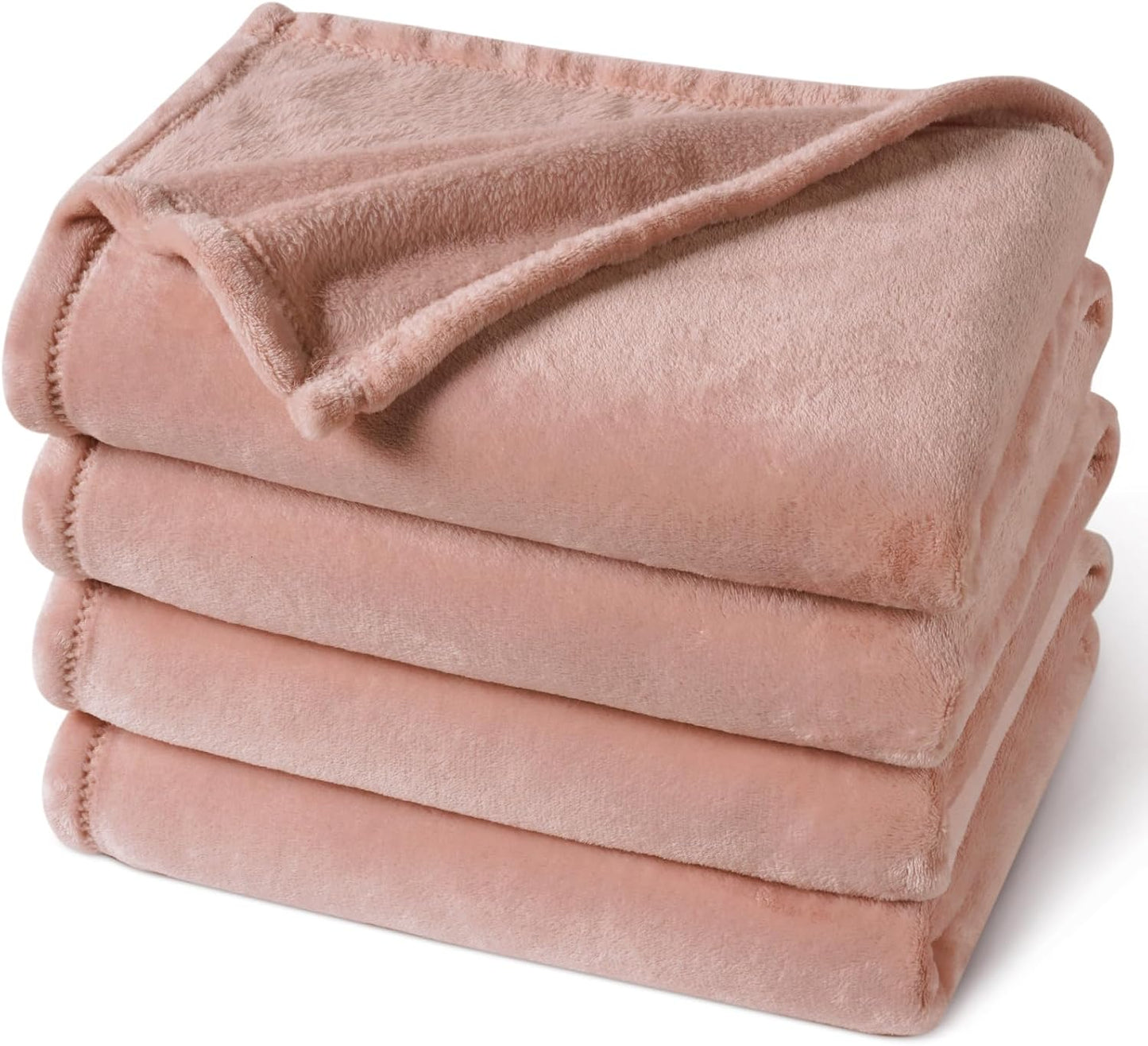 PHF Ultra Soft Fleece Blanket King Size, No Shed No Pilling Luxury Plush Cozy 300GSM Lightweight