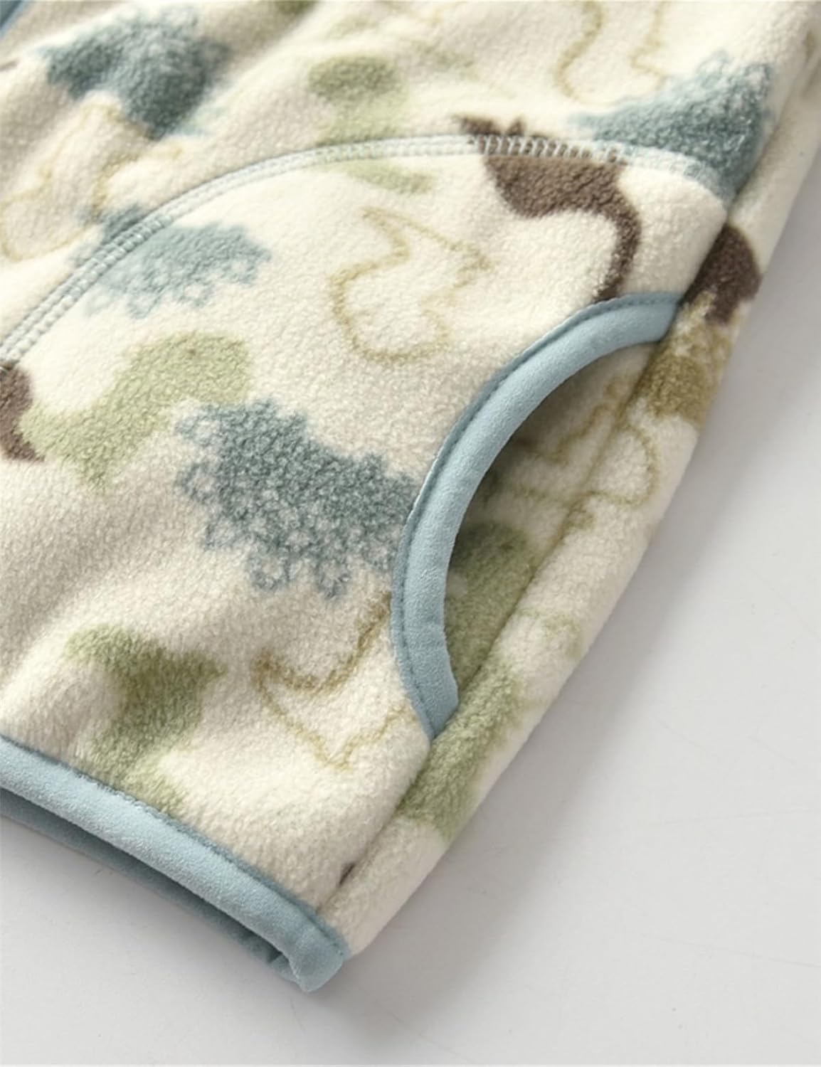 Kids Printed Polar Fleece Jacket Toddler Baby Boys Girls Autumn Winter Warm Sherpa Lining Outerwear