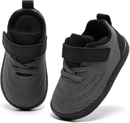 MORENDL Toddler Sneakers Baby Boys & Girls Barefoot Shoes Lightweight Breathable Walking Running