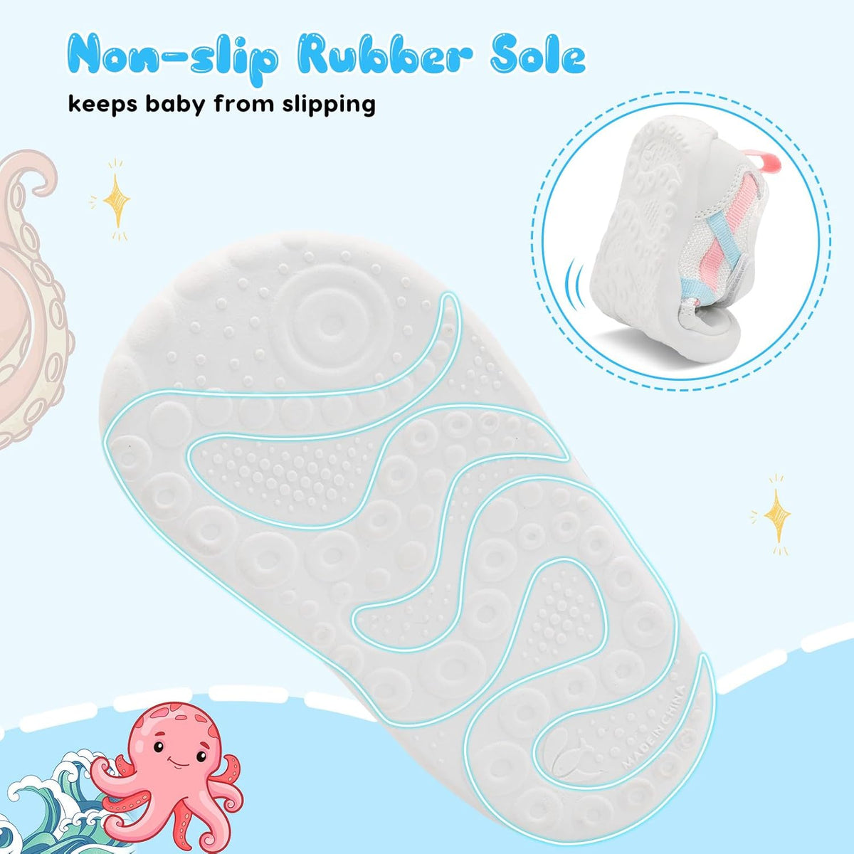 Scurtain Baby Shoes Boy Girl First Walking Shoe Infant Crib Breathable Sneakers Lightweight