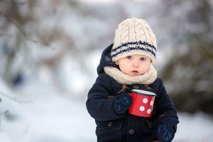 Toddler Gloves Kids Mittens Winter Warm Lined Fleece Gloves Waterproof Snow Baby Mitten for Boys
