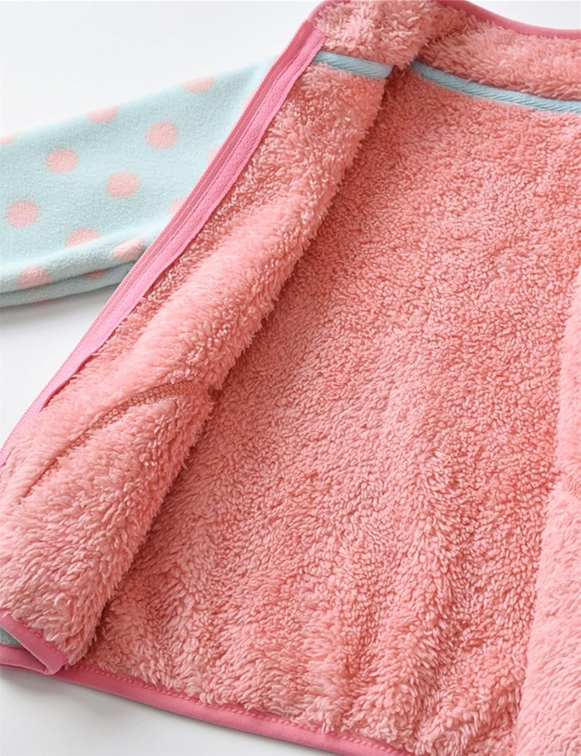 Kids Printed Polar Fleece Jacket Toddler Baby Boys Girls Autumn Winter Warm Sherpa Lining Outerwear