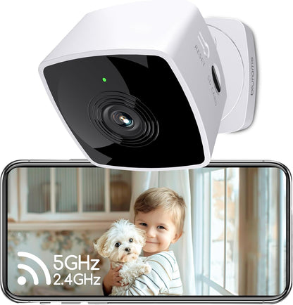 blurams 5GHz Cameras for Home Security, 2K Security Camera Indoor, Pet Camera with Phone App