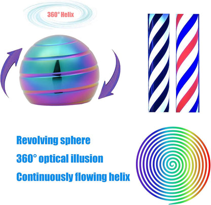 Desk-Toys for Fidget Kinetic-Cool-Gadgets: Cool-Stuff for Kid Children Teen Adult, Optical-Illusion