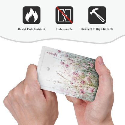 Light Switch Cover Plate Wildflower Botanical Watercolor Floral 1 Gang No Device Blank Electrical
