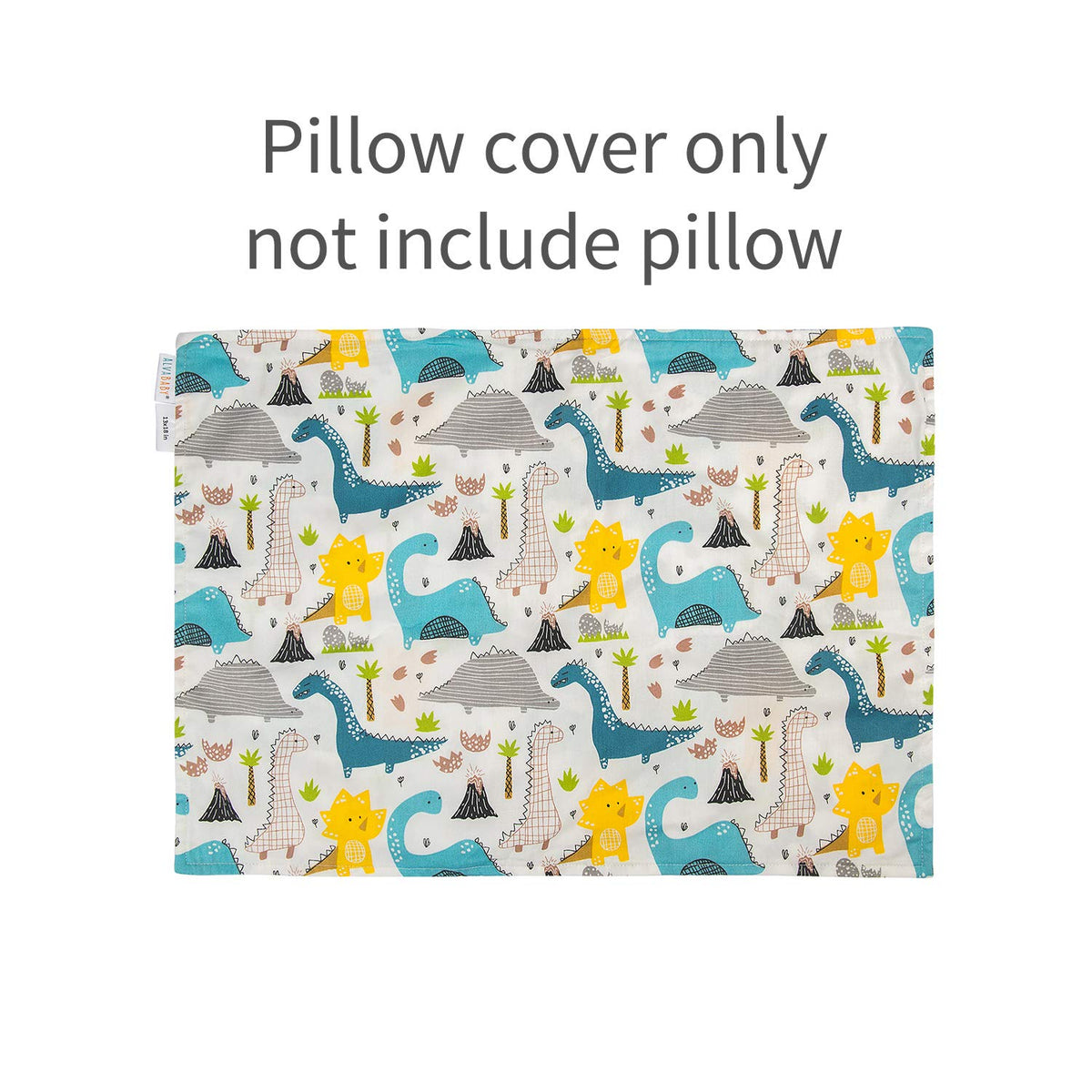 ALVABABY Toddler Pillowcases 2 Pack Organic Cotton Kids Pillow Cover Fit 13"x 18" or 12"x16"