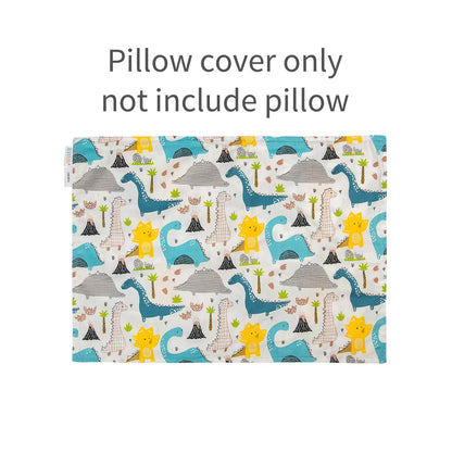 ALVABABY Toddler Pillowcases 2 Pack Organic Cotton Kids Pillow Cover Fit 13"x 18" or 12"x16"