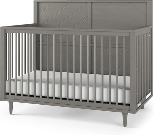 Child Craft Surrey Hill 4-in-1 Convertible Crib, Baby Crib Converts to Day Bed, Toddler Bed and
