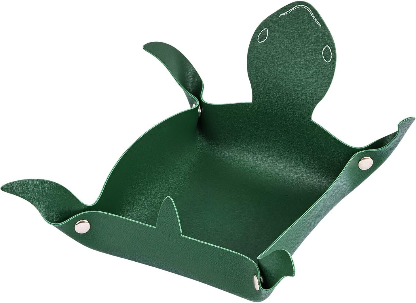 DND Dice Rolling Tray, Portable Dice Tray Unique Turtle Shape Dice Storage Organizer D&D Gift for