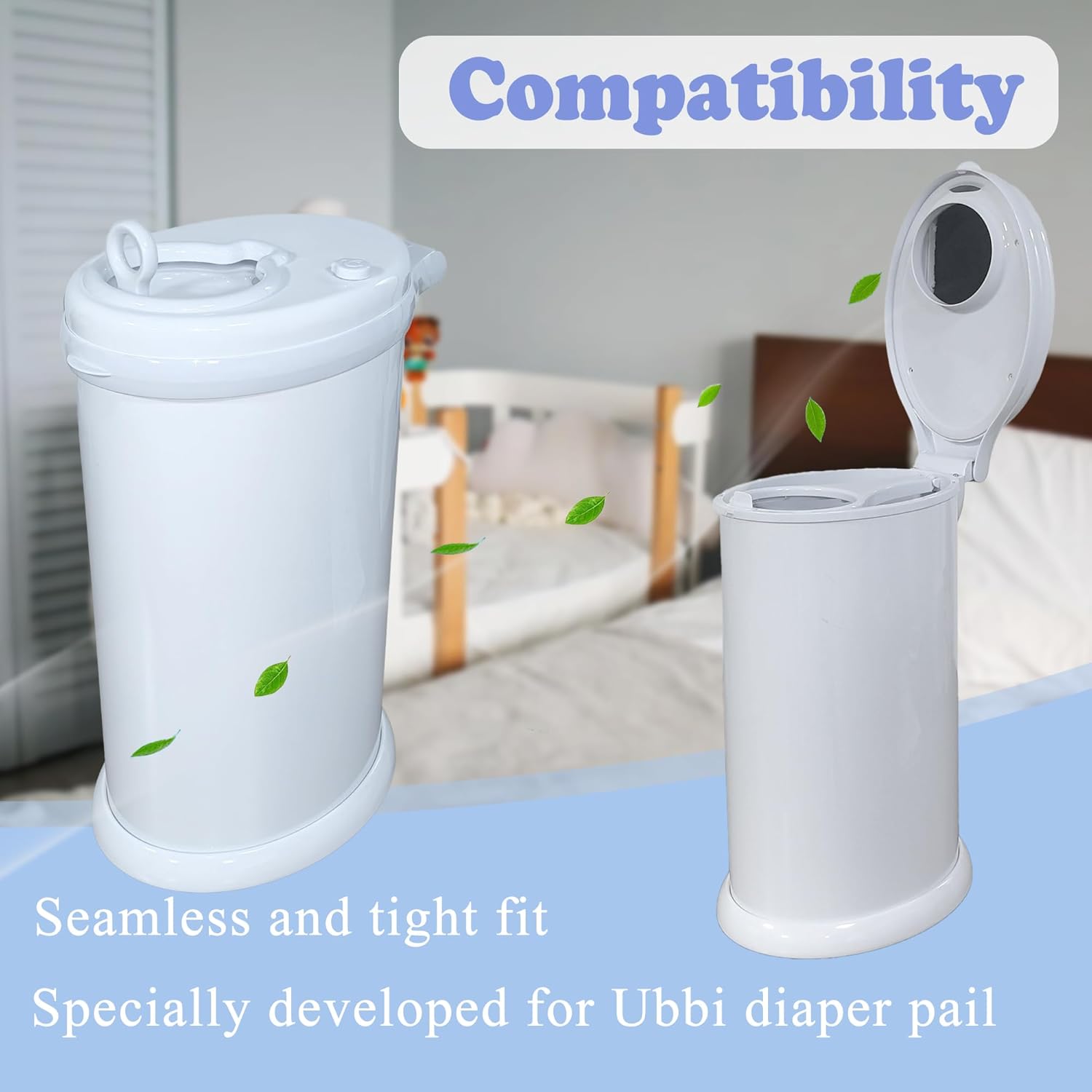 NewKe 10 Pack Baby Diaper Pail Deodorizer Refills Compatible with Ubbi Diaper Pail, Activated