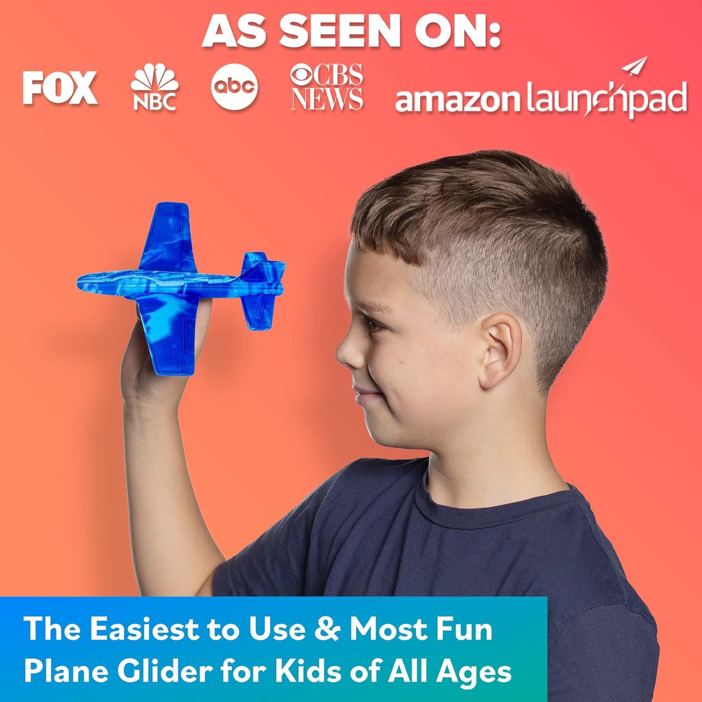 Airplane Toy Foam Airplanes for Kids: Best Pool Toys for Ages 3 4 5 6 7 8 9 10 11 & Up for Boys &
