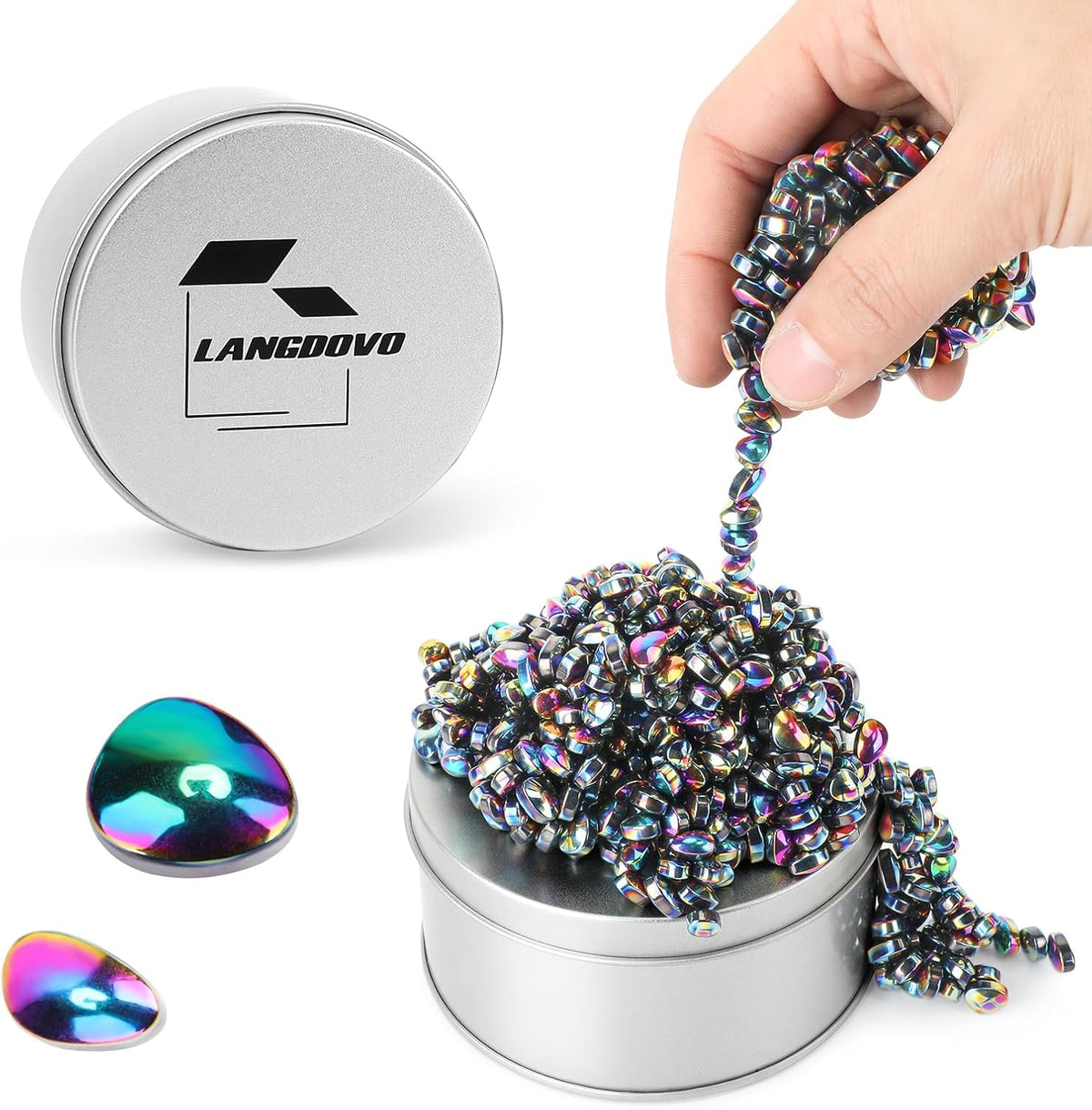 Magnetic Putty Over 600 Weak Magnetic Beads Fidget Ferrite Putty Crags Magnetic Stones Fun Quiet