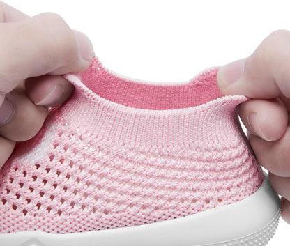Eashi Baby Boy Girl Non-Skid Indoor Infant Walking Shoes Breathable Warm Elastic Sock Shoes with