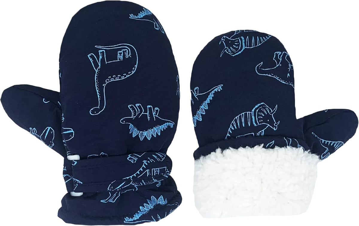 Toddler Gloves Kids Mittens Winter Warm Lined Fleece Gloves Waterproof Snow Baby Mitten for Boys