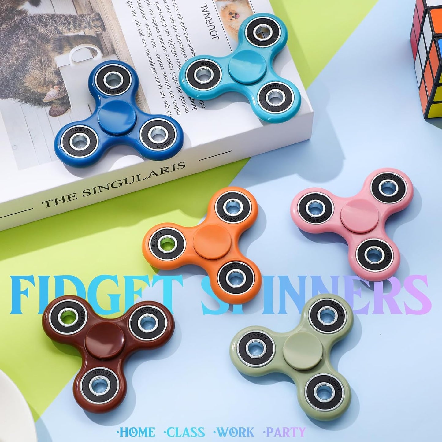 36 Pcs Fidget Spinner Toy Hand Fidget Spinner Bulk Sensory Fidget Toy Adults Fidget Spinners for