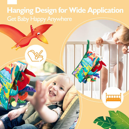 hahaland Baby Books 0-6 Months,Infant Tummy Time Toy High Contrast Sensory Toys 6 to 12 Months