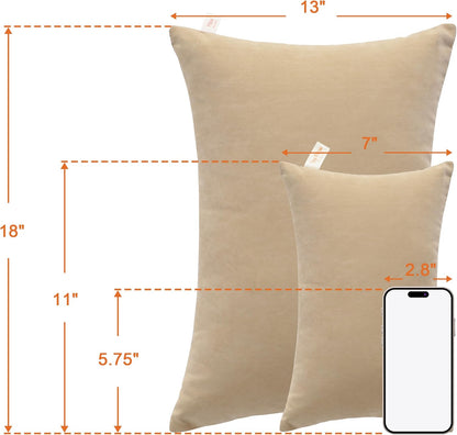 NTBAY Toddler Pillows, Down Alternative 13"x18" Pillows, Machine Washable - Soft and Breathable