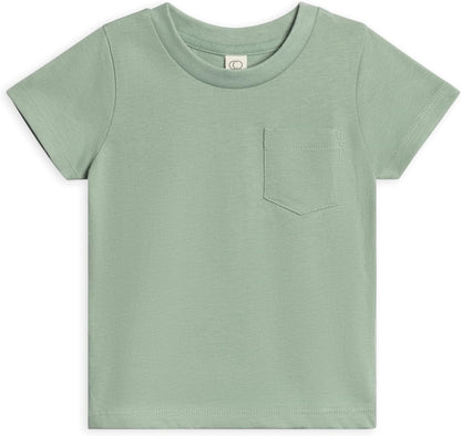 Colored Organics - Organic Cotton Toddler Short Sleeve Shirts - Baby Toddler and Kids Tops - Girls