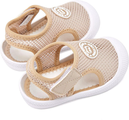 BMCiTYBM Baby Boy Girl Closed Toe Summer Sandals Lightweight Shoes Infant Non-Slip First Walking