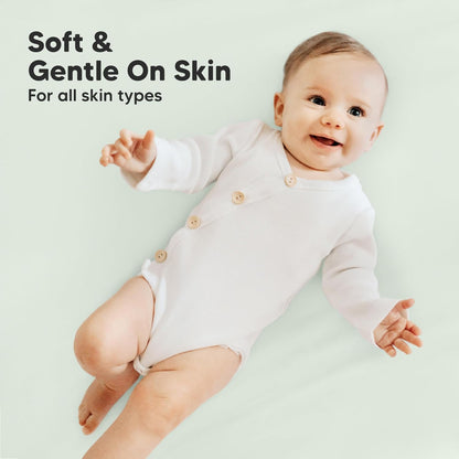 KeaBabies 2-Pack Organic Crib Sheets for Boys, Girls - 52x28 Fitted Crib Mattress Sheet Neutral
