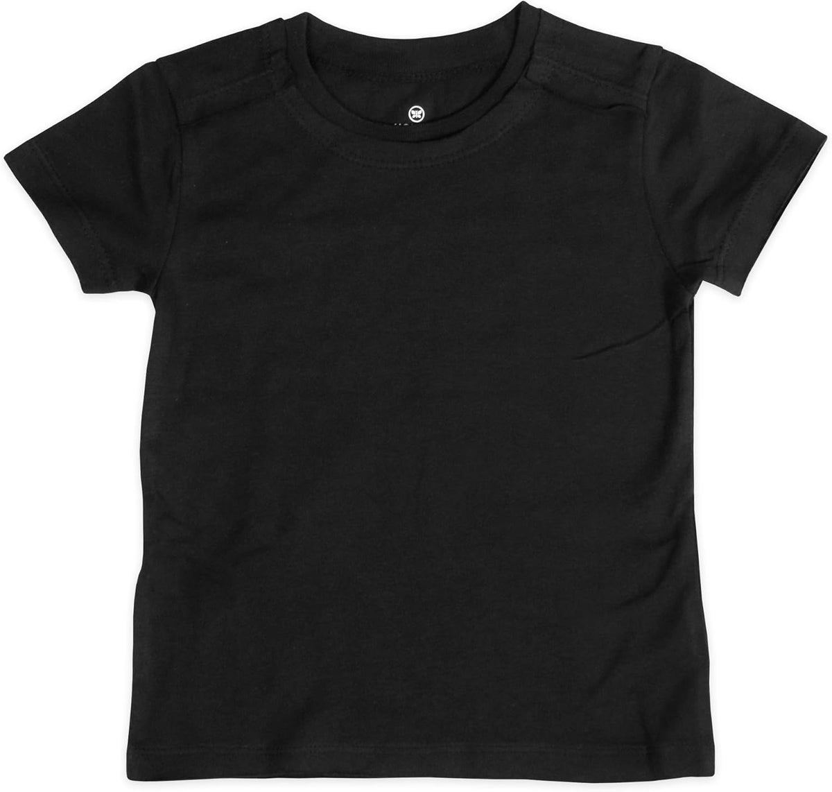HonestBaby 5-Pack Short Sleeve T-Shirts 100% Organic Cotton Baby, Toddler, Little Kid, Boy, Girl
