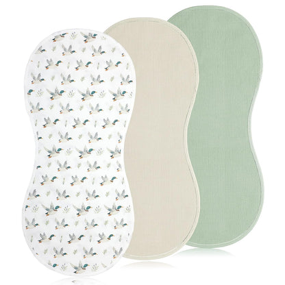 3 Pcs Changing Pad Liners Fits in Peanut Shape Changing Pad Waterproof Diaper Mats Organic Cotton