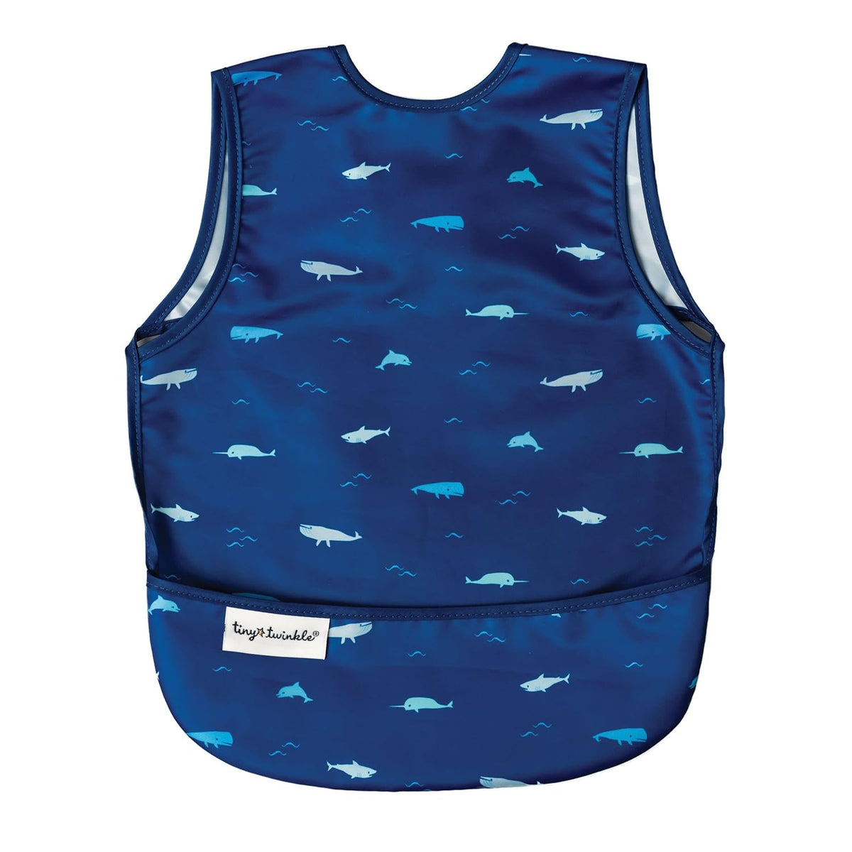 Tiny Twinkle Mess Proof Baby Bib - Waterproof & Lightweight Baby-Led Weaning Apron | 100% Recycled