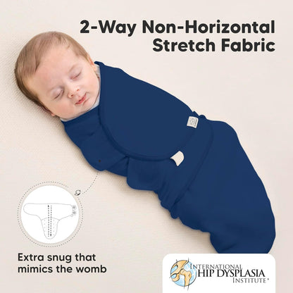 3-Pack Organic Baby Swaddle Sleep Sacks - Swaddles for Newborns, Infant 0-3 Months, Baby Girls