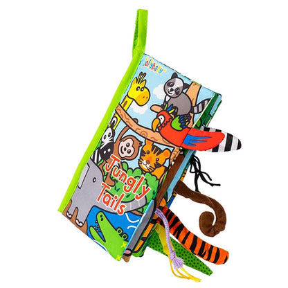 Jollybaby Crinkle Books for Babies, Sensory Soft Touch and Feel Baby Toys for 0-6 Months Infants