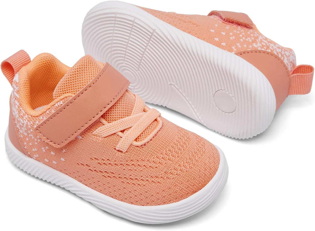 MORENDL Toddler Sneakers Baby Boys & Girls Barefoot Shoes Lightweight Breathable Walking Running
