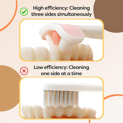 Trueocity Extra Soft Toddler Toothbrush, Toddler Toothbrushes 1-2 2-4, Toothhugger High Efficient 3