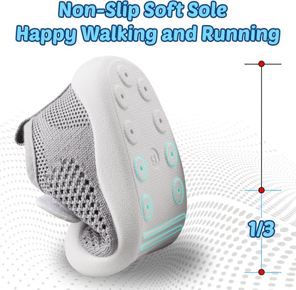 Baby First-Walking Shoes 1-4 Years Kid Shoes Trainers Toddler Infant Boys Girls Soft Sole Non Slip