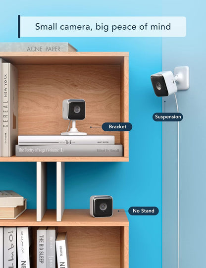 GNCC Indoor Security Camera, 2 Packs 1080PCameras for Home Security Wi-Fi Cameras, Motion/Sound