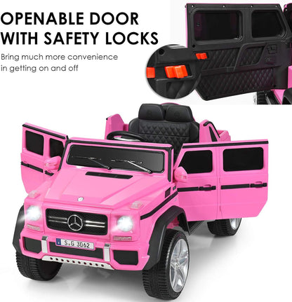 Costzon Ride on Car, Licensed Mercedes-Benz Maybach, 12V Battery Powered Vehicle Toy w/ 2 Motors