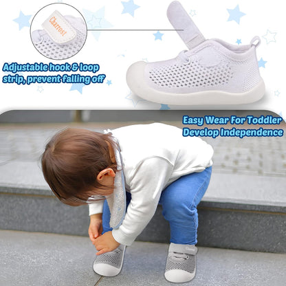 Baby First-Walking Shoes 1-4 Years Kid Shoes Trainers Toddler Infant Boys Girls Soft Sole Non Slip